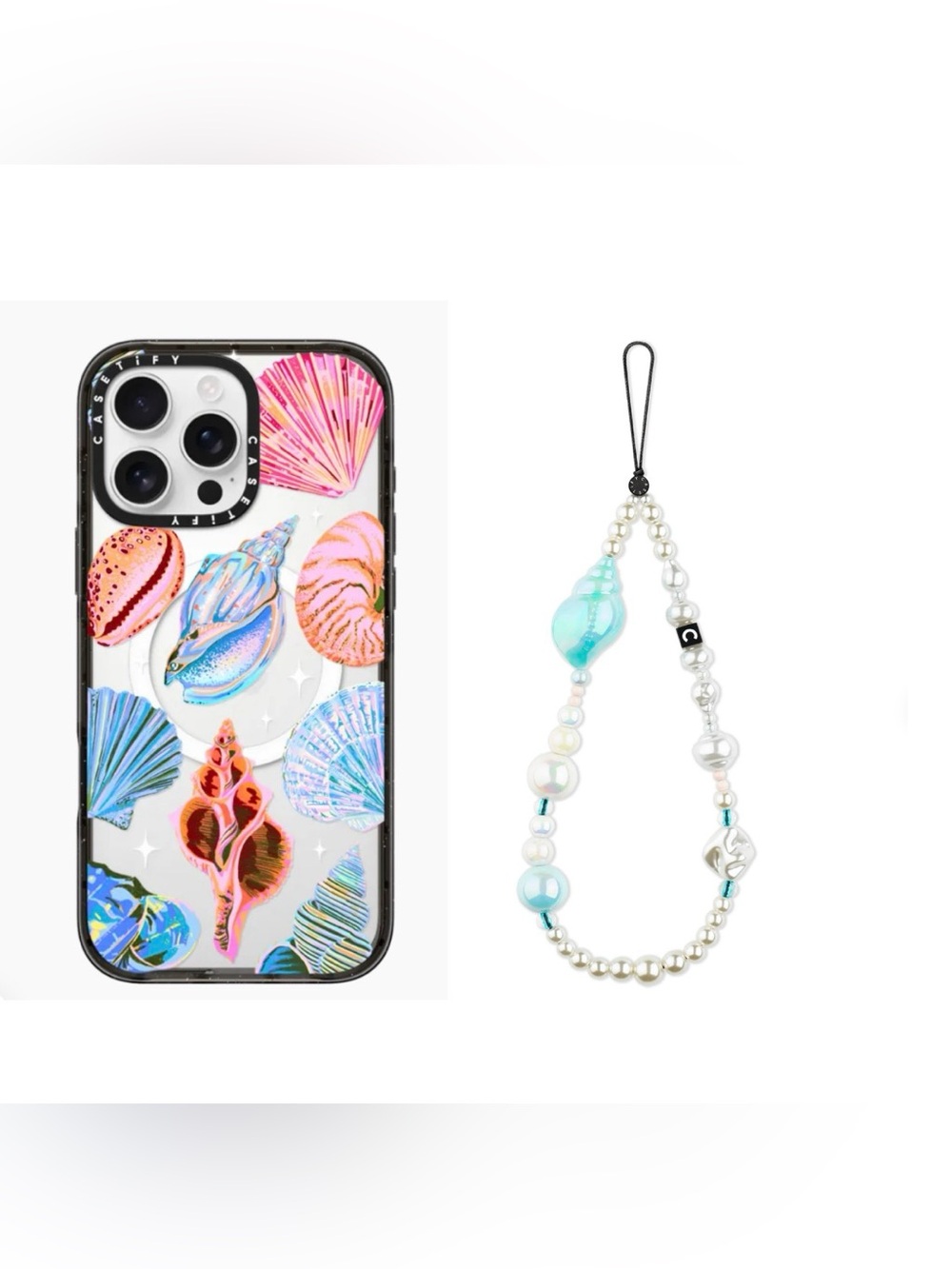 Casetify iPhone 16 PRO MAX case with magsafe & phone charm